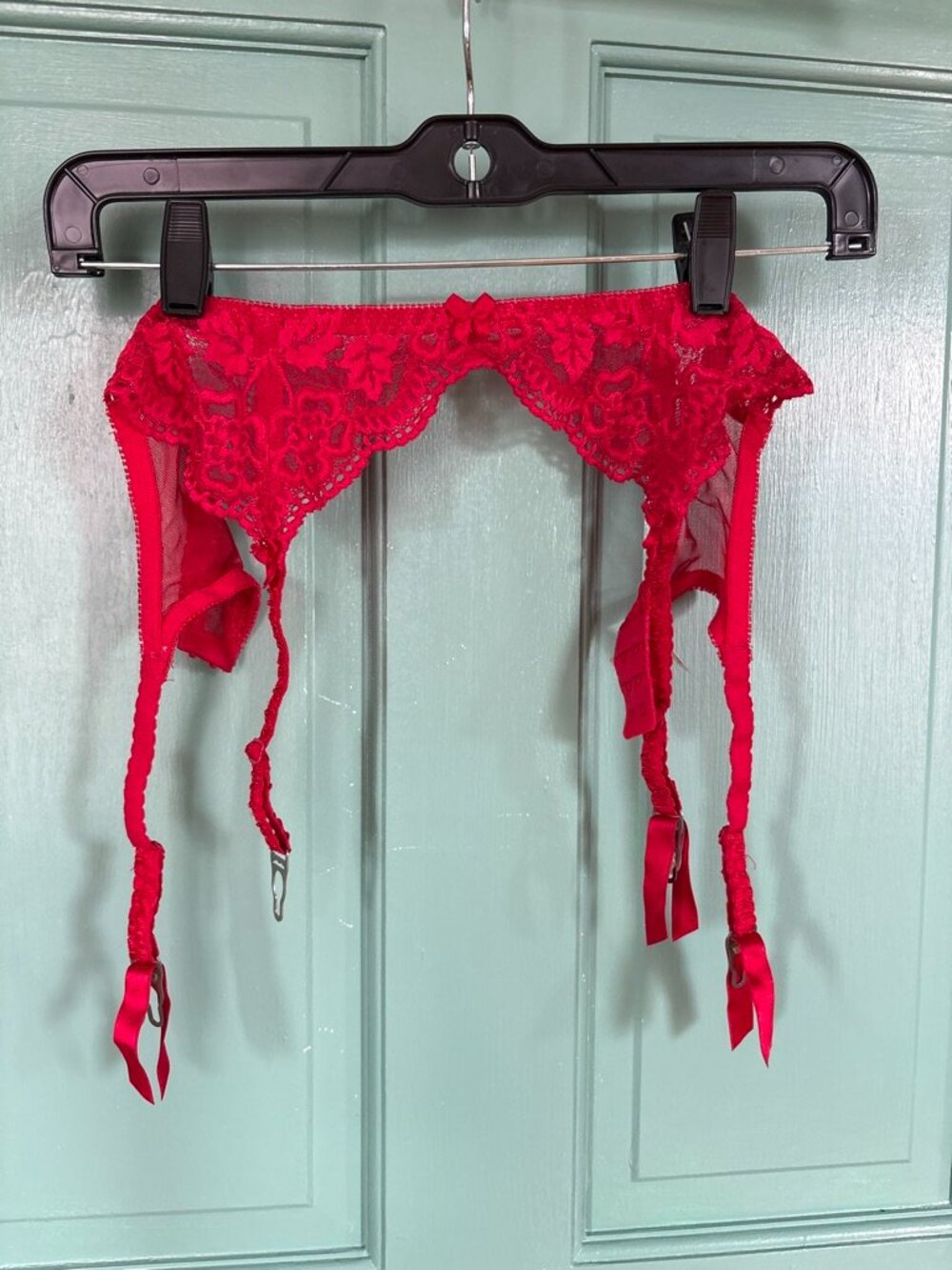 Jezebel Red Lace Garter Belt